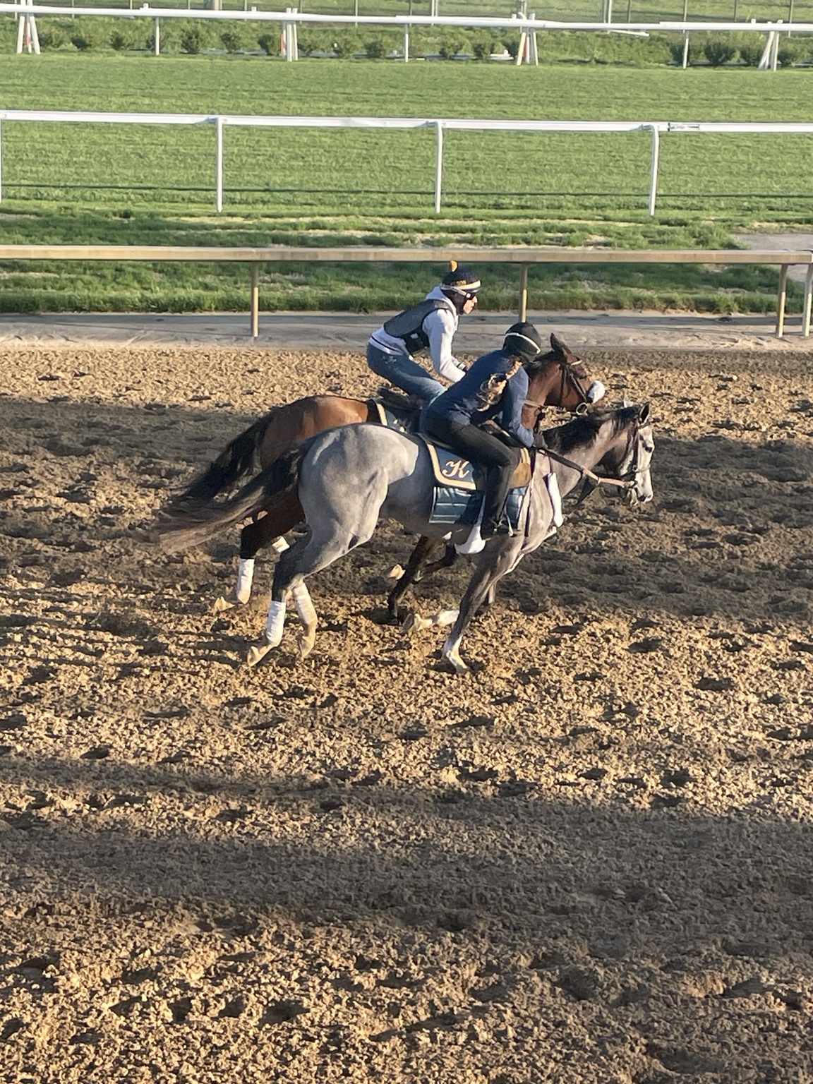 Hope Continually working at Churchill Downs